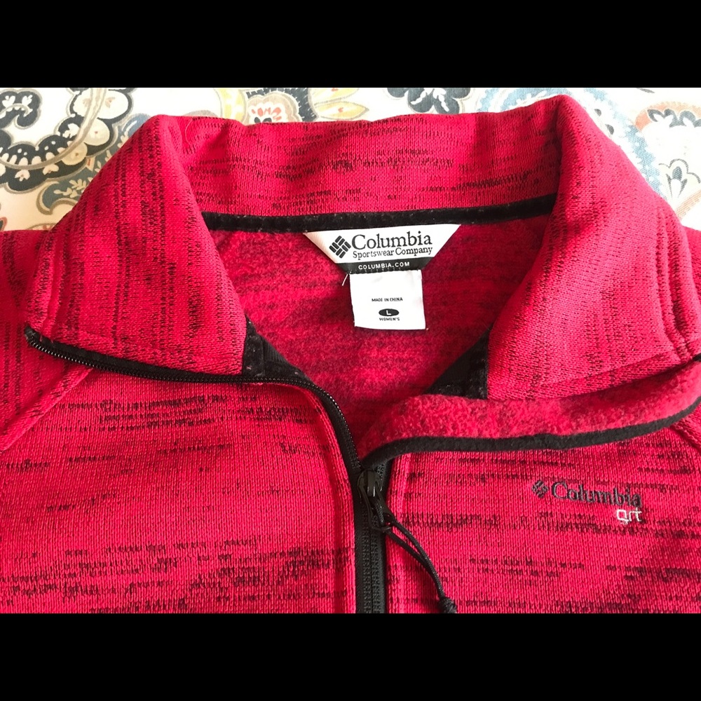 Columbia Full Zip Sweater Jacket View 2